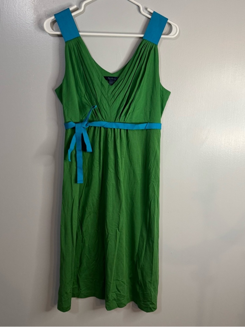 Boden Green Sleeveless Summer Dress Size 10